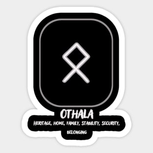 The Nordic rune Othala Sticker